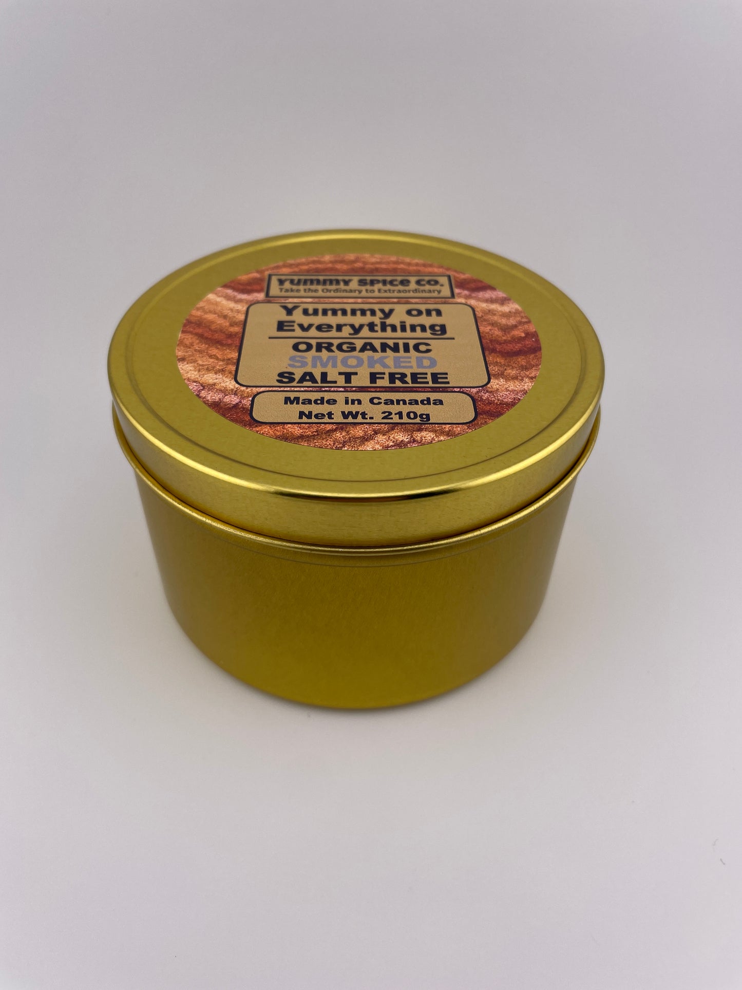 Yummy on Everything - Organic/Kosher - Salt Free - Smoked - 210g Tin