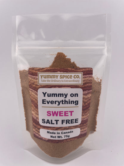 Yummy on Everything - Salt Free - Sweet - 75g Bag