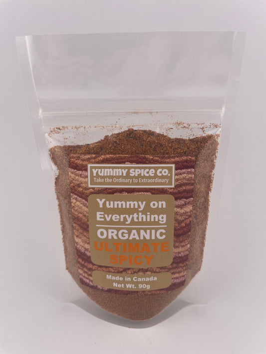 Yummy on Everything - Organic/Kosher - Ultimate Spicy - 90g Bag