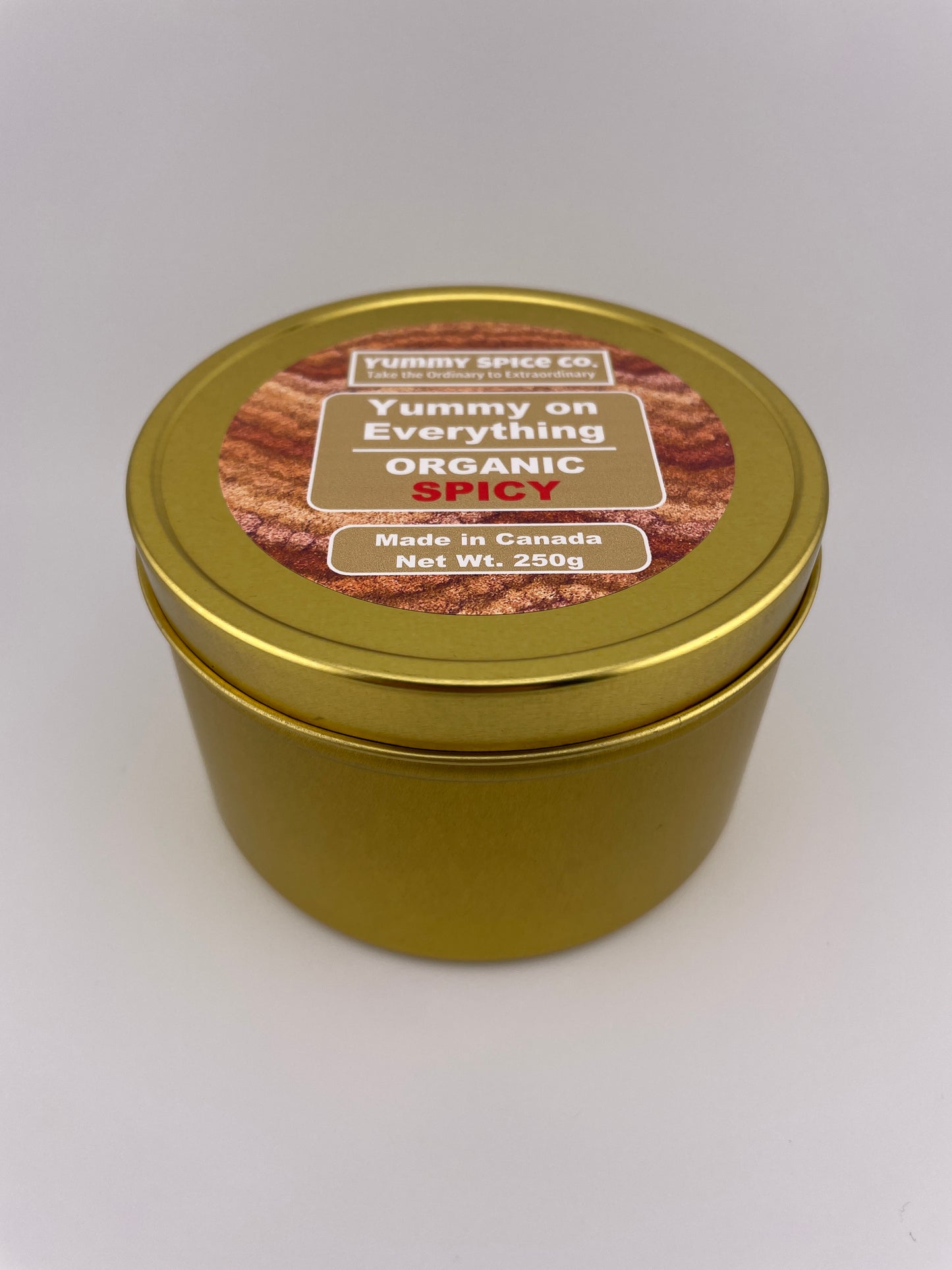 Yummy on Everything - Organic/Kosher - Spicy - 250g Tin